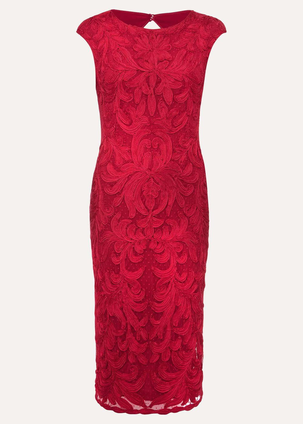 Tania Tapework Mini Dress Raspberry