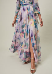 Selene Printed Maxi Dress Multi-Coloured