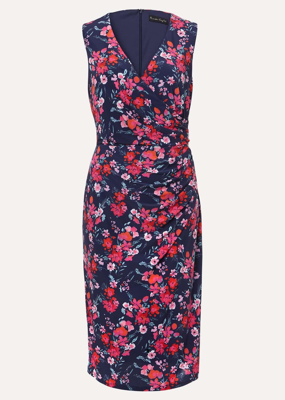 Aurelia Floral Dress Navy/Multi
