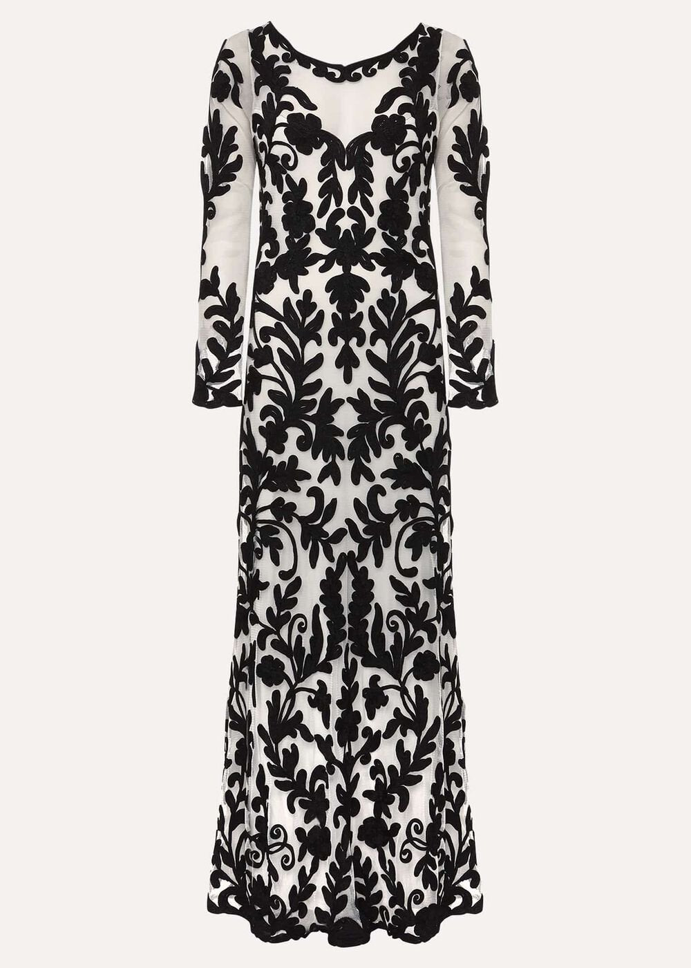 Ria Tapework Dress Black/White
