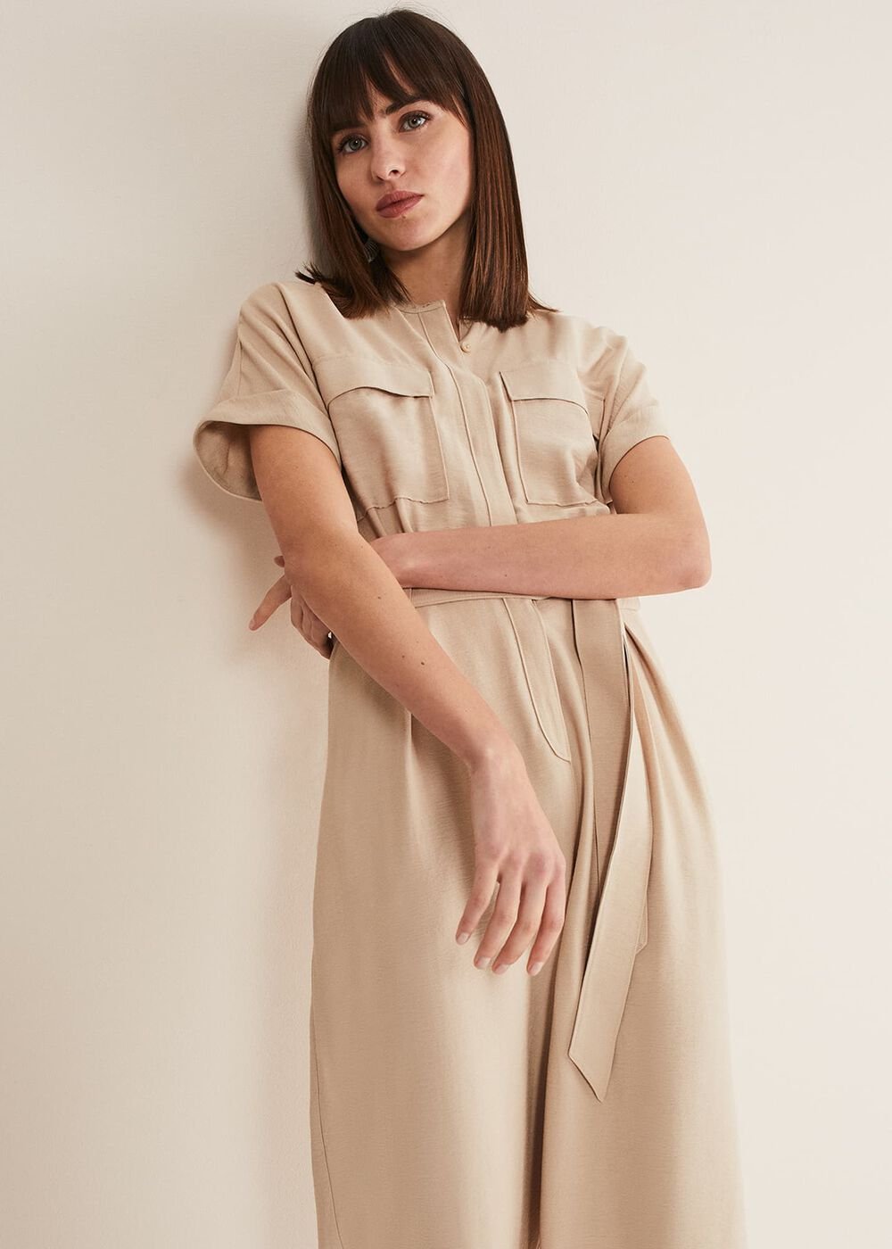 Lyla Stone Wide Leg Jumpsuit Stone
