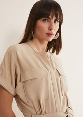 Lyla Stone Wide Leg Jumpsuit Stone