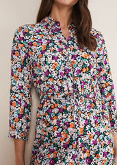 Tana Floral Midaxi Dress Multi-Coloured