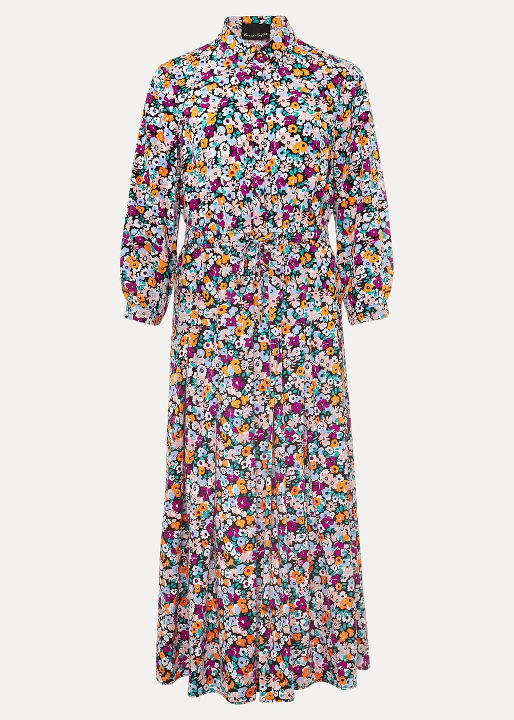Tana Floral Midaxi Dress Multi-Coloured