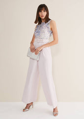 Honey Ditsy Jumpsuit Dark Wash