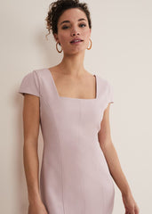 Eira Midi Dress Antique Rose