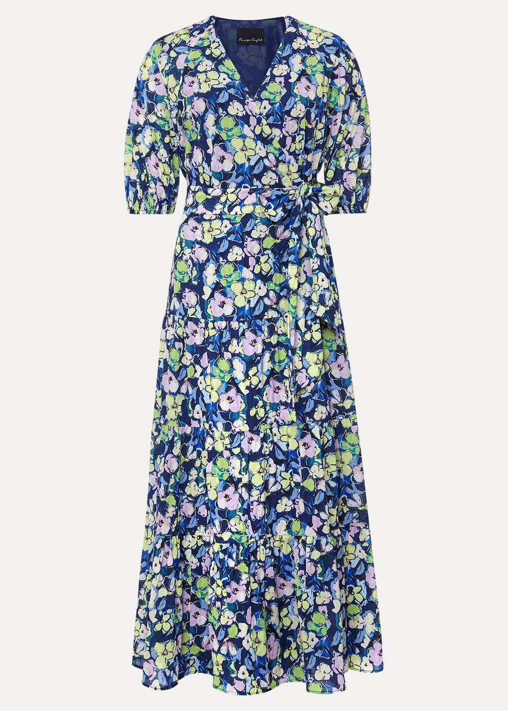 Petite Morven Maxi Dress Navy/Multi