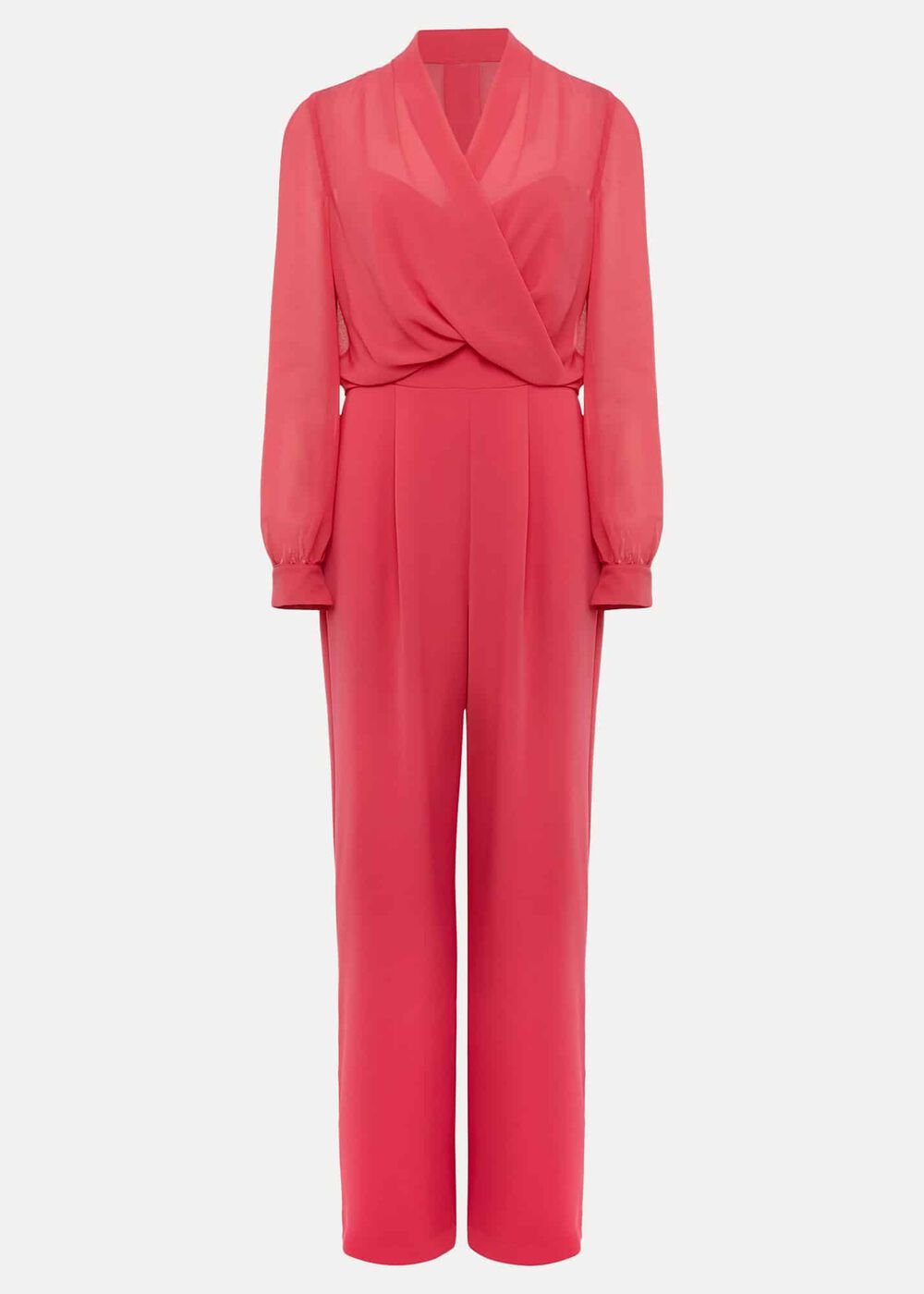 Mindy Wide Leg Jumpsuit Raspberry