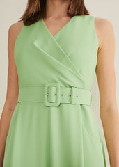 Lissia Green Wide Leg Jumpsuit Apple Green
