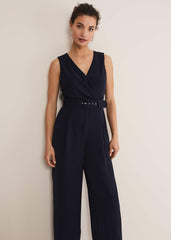 Lissia Navy Wide Leg Jumpsuit Navy