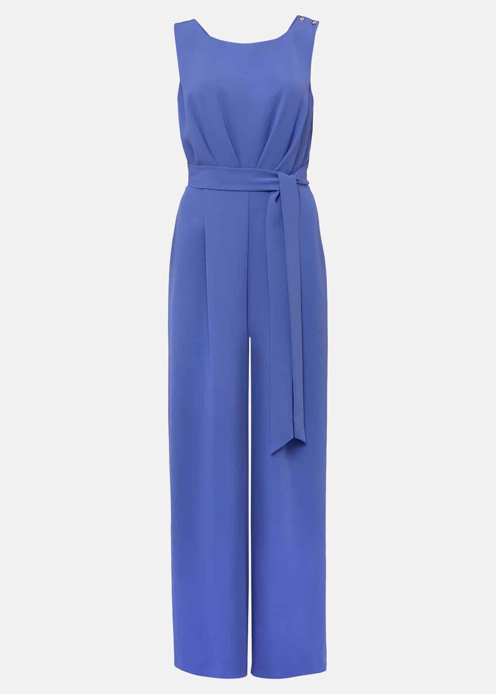 Elaina Blue Wide Leg Jumpsuit Foxglove Blue