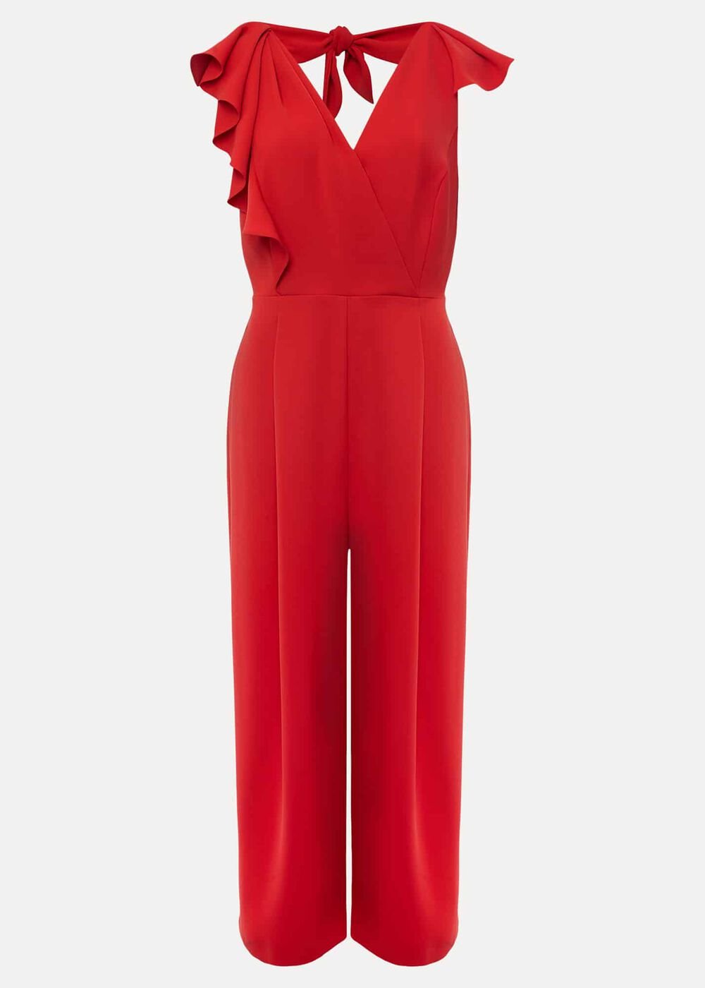 Nicky Ruffle Jumpsuit Fire