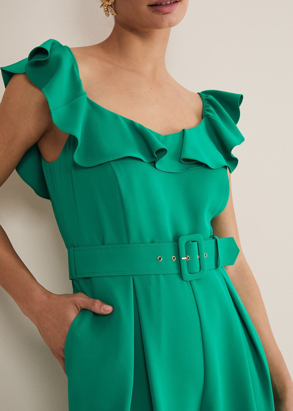 Tazanna Jumpsuit Grass Green