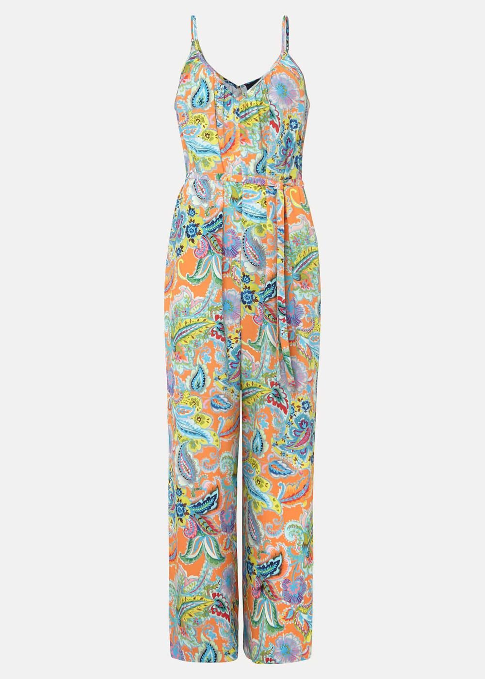 Lou Printed Paisley Boilersuit Multi-Coloured