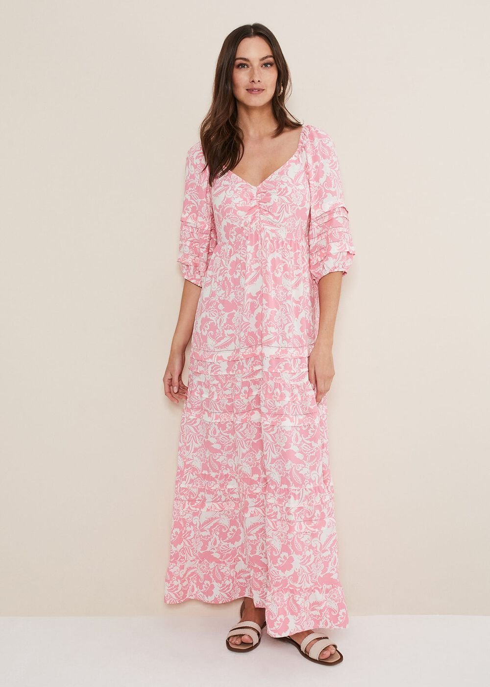 Damyana Midi Dress Pink
