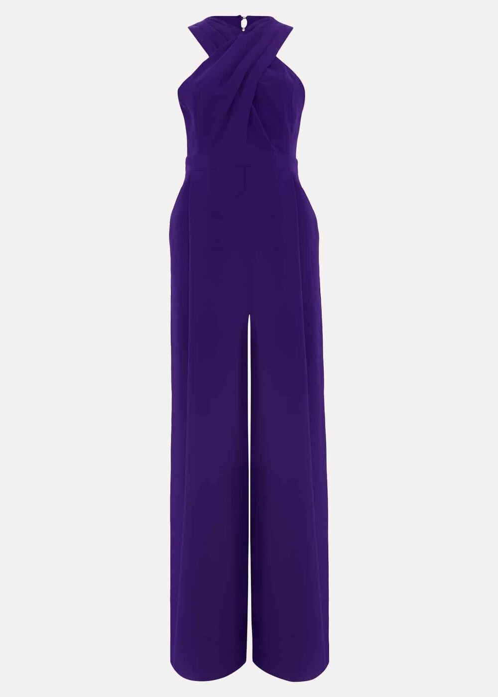Giorgia Cross Neck Jumpsuit Violet