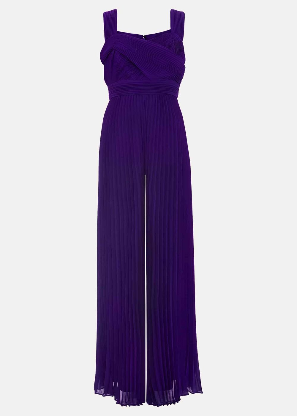 Lucia Pleated Bodice Jumpsuit Violet