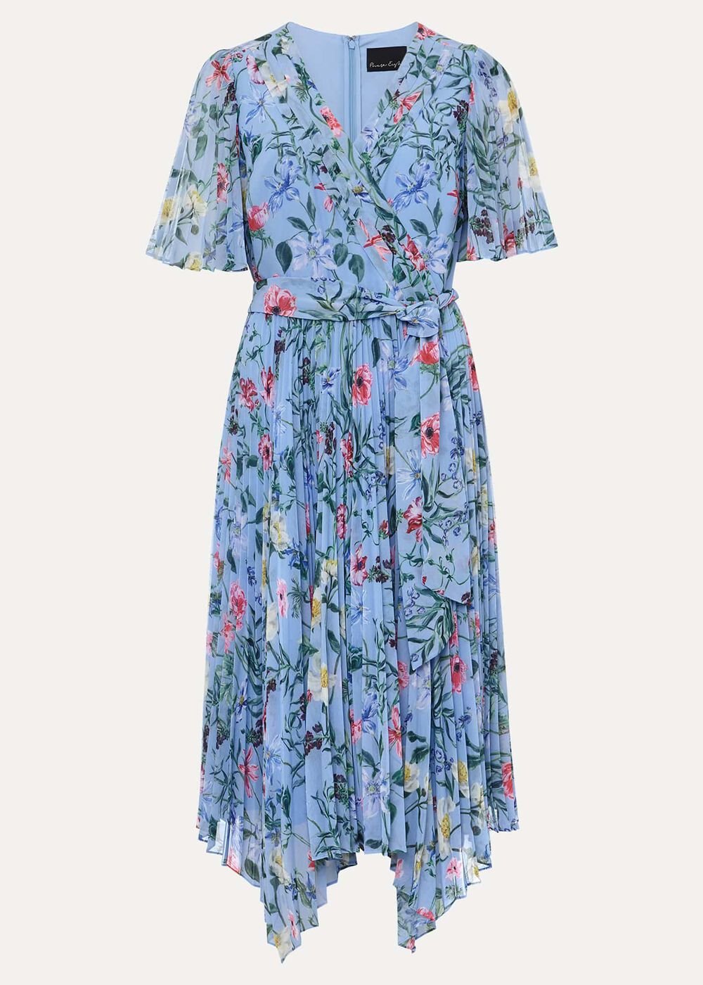 Kendall Floral Midi Dress Multi-Coloured