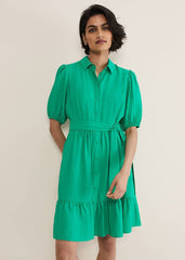 Sue Green Swing Mini Dress Green