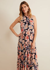 Vora Printed Tiered Maxi Dress Multi-Coloured