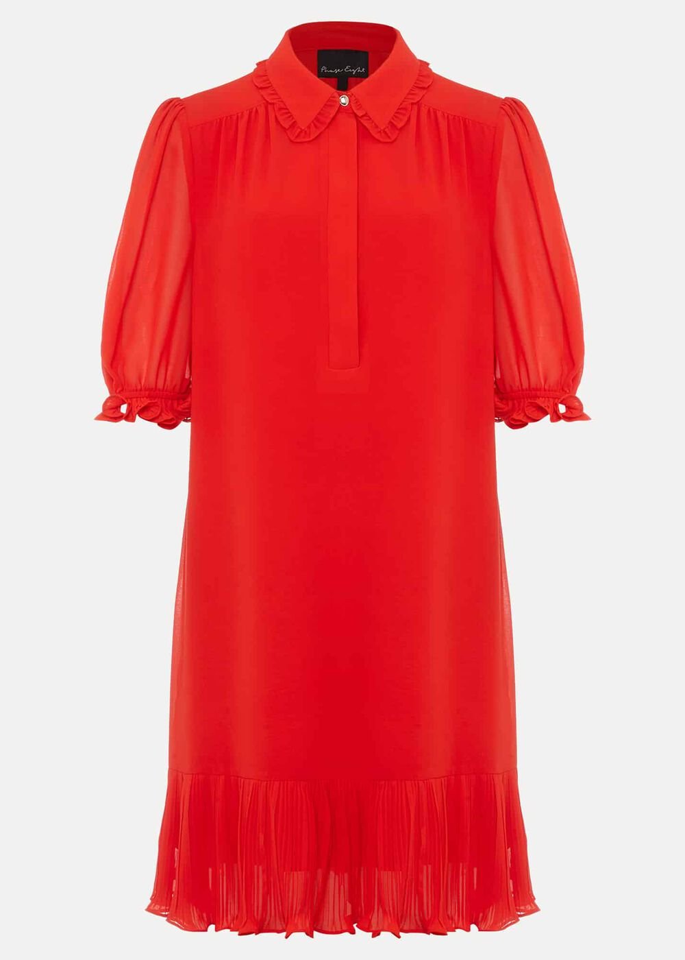April Chiffon Mini Dress Red