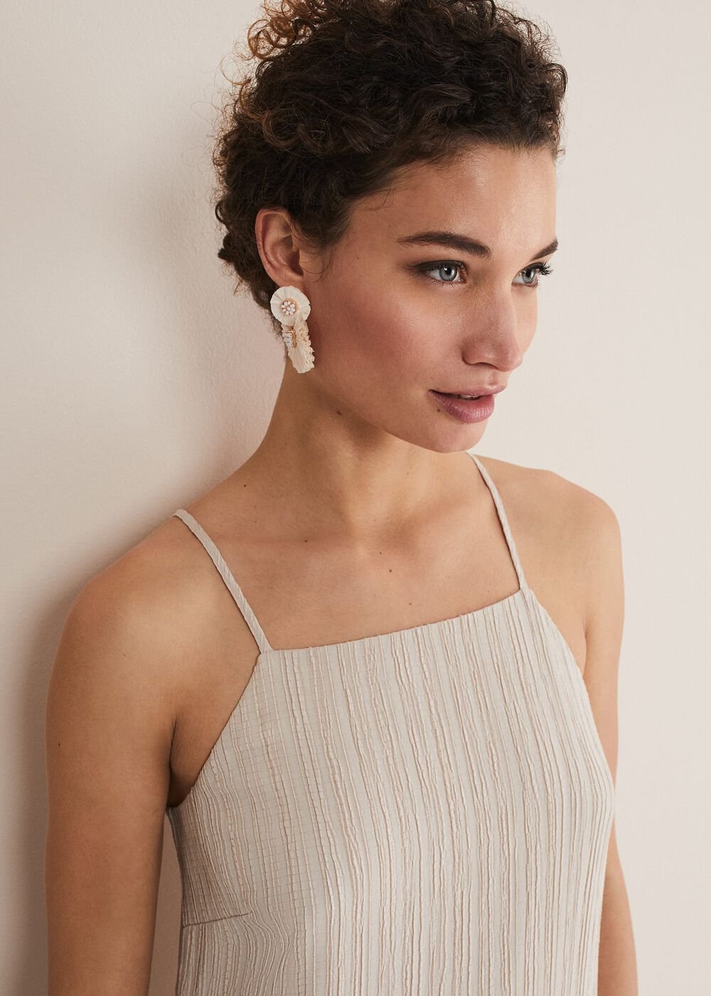 Kady Stone Strappy D Ring Dress Stone