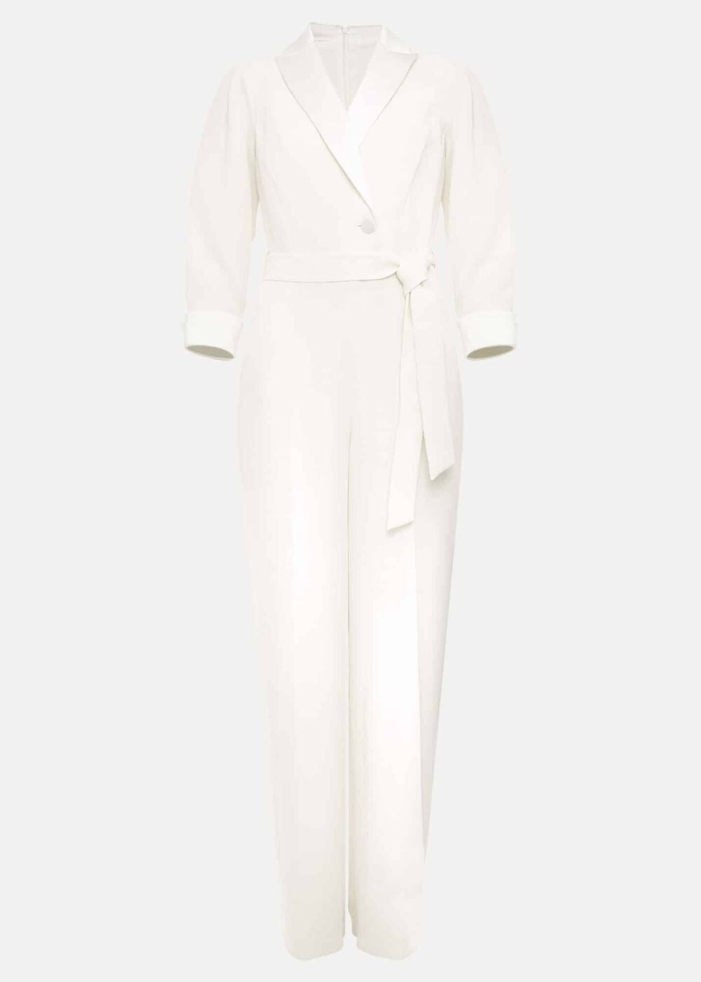 Kylie Tux Jumpsuit Ivory