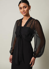 Freesia Black Maxi Dress Black