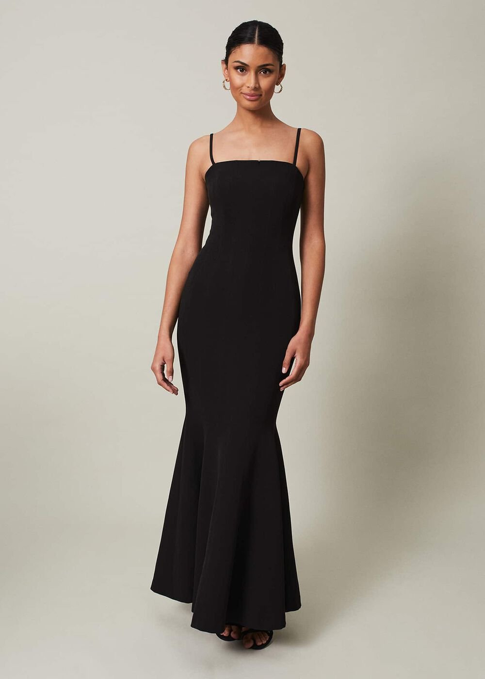 Freesia Black Maxi Dress Black