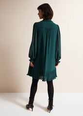 April Swing Mini Dress Dark Green