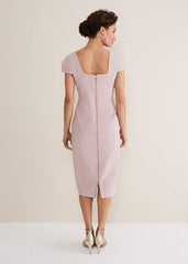 Eira Midi Dress Pale Pink