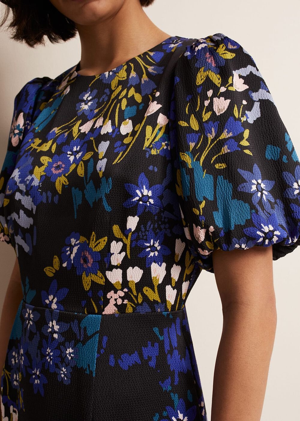 Lanna Floral Mini Dress Multi-Coloured