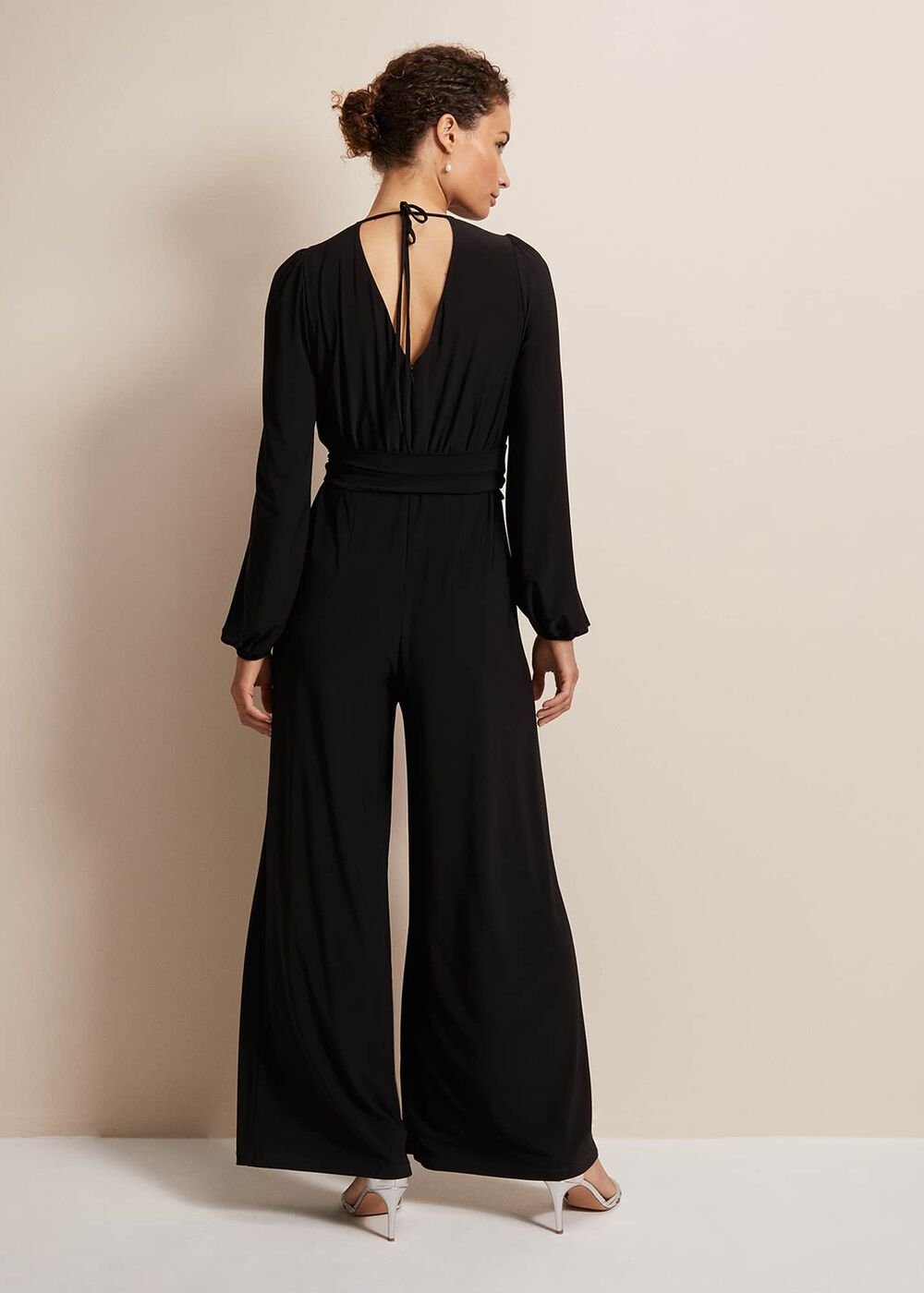Janece Black Wide Leg Jumpsuit Black