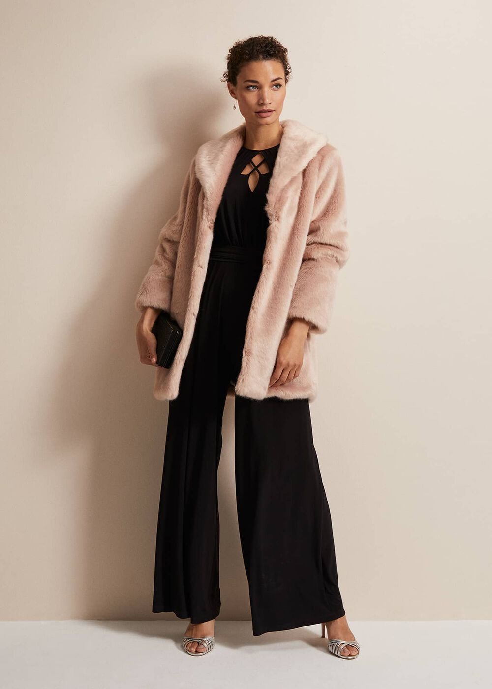 Janece Black Wide Leg Jumpsuit Black