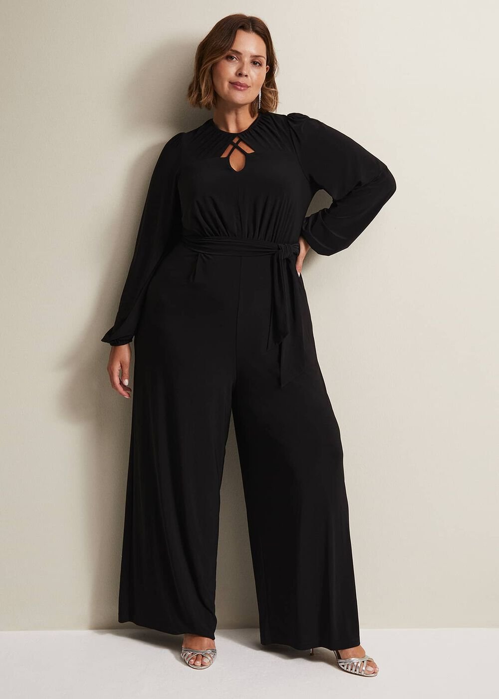 Janece Black Wide Leg Jumpsuit Black
