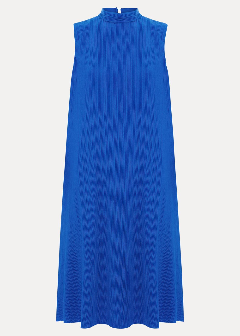 Betsie Plisse Swing Dress Blue