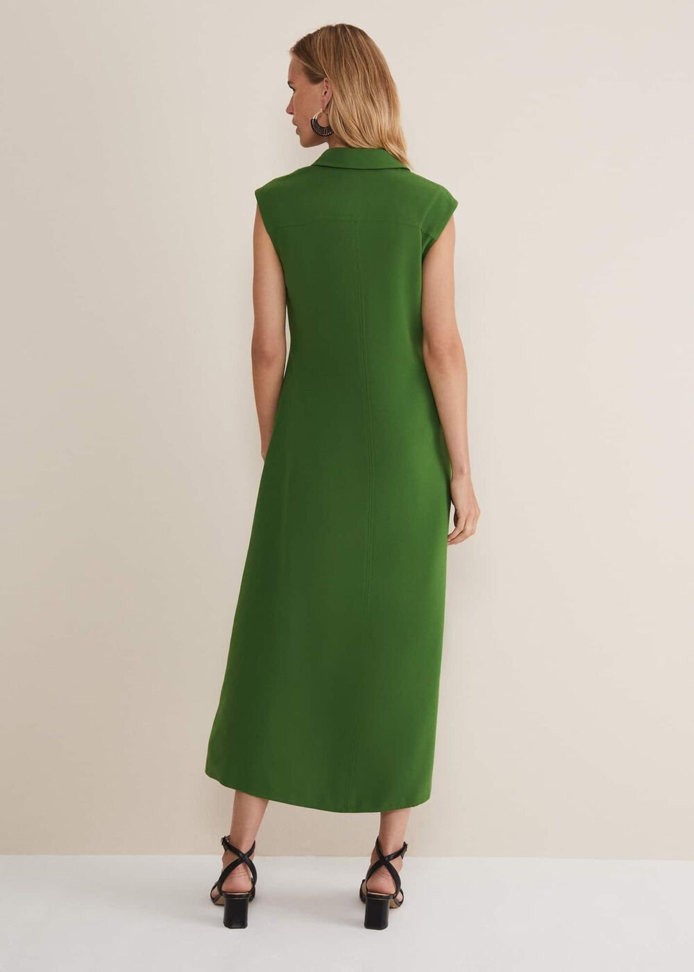 Janine Green Maxi Dress Green