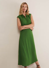 Janine Green Maxi Dress Green