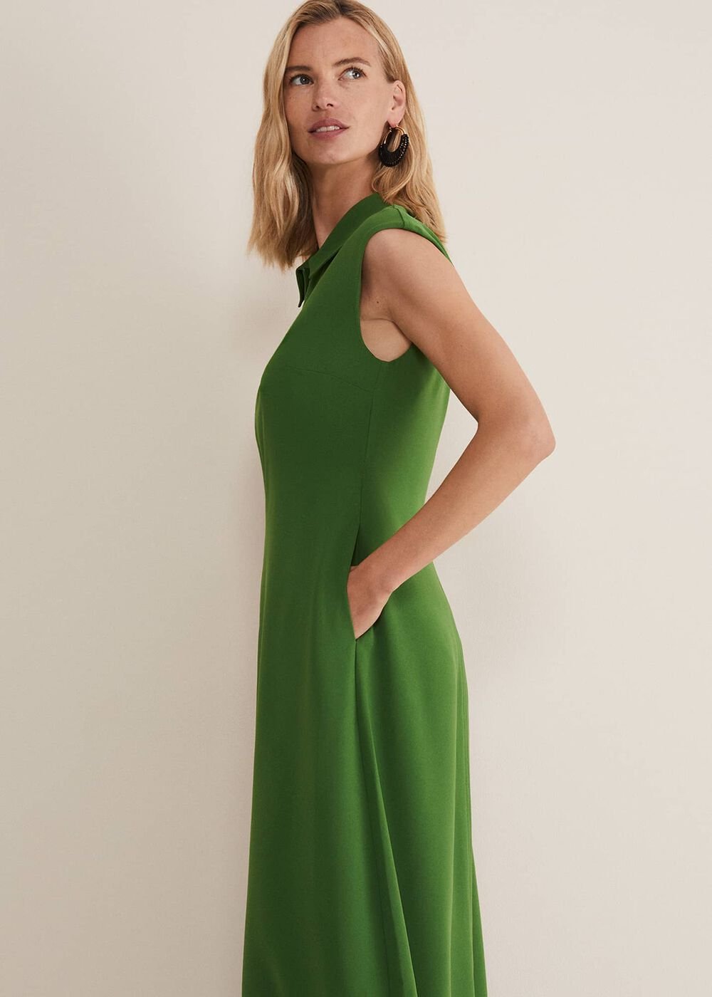 Janine Green Maxi Dress Green