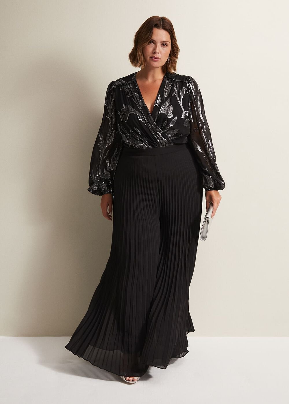 Althea Wide Leg Jumpsuit Black