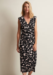 Taylor Floral Jersey Midi Dress Multi-Coloured