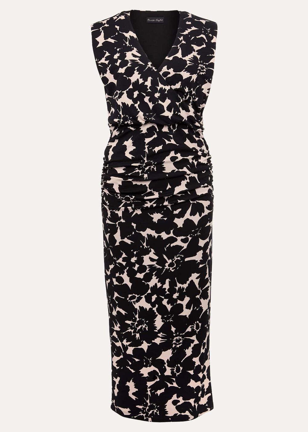 Taylor Floral Jersey Midi Dress Multi-Coloured