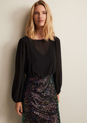 Angel Sequin Mini Dress Multi-Coloured