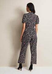 Dorothea Floral Jumpsuit Black/Multi