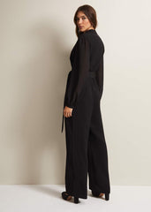 Audrey Black Wide Leg Jumpsuit Black