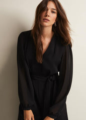Audrey Black Wide Leg Jumpsuit Black