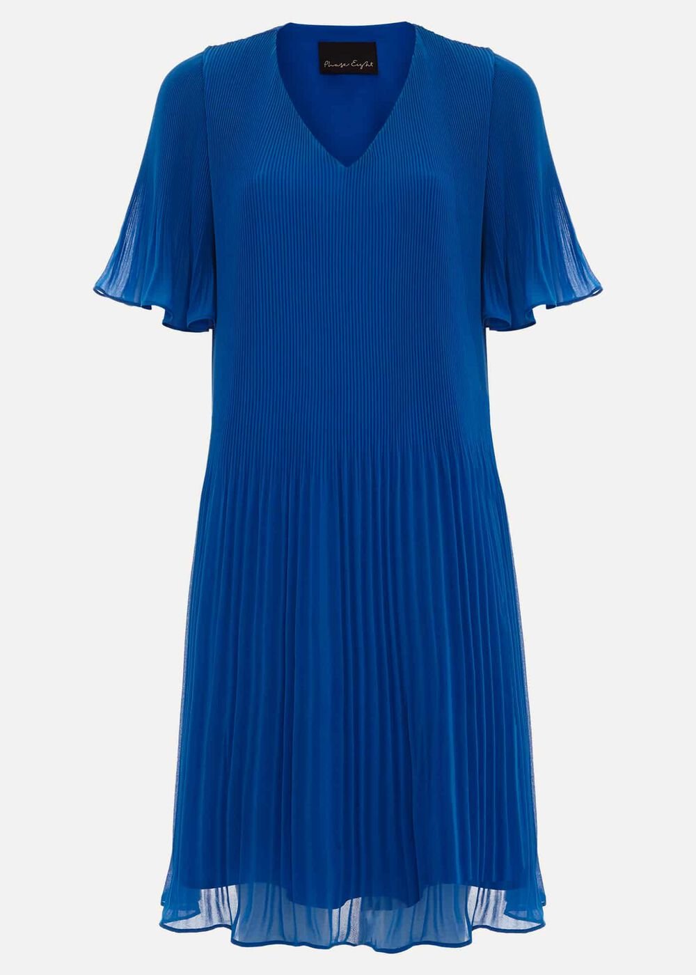 Annabel Pleated Dress Blue