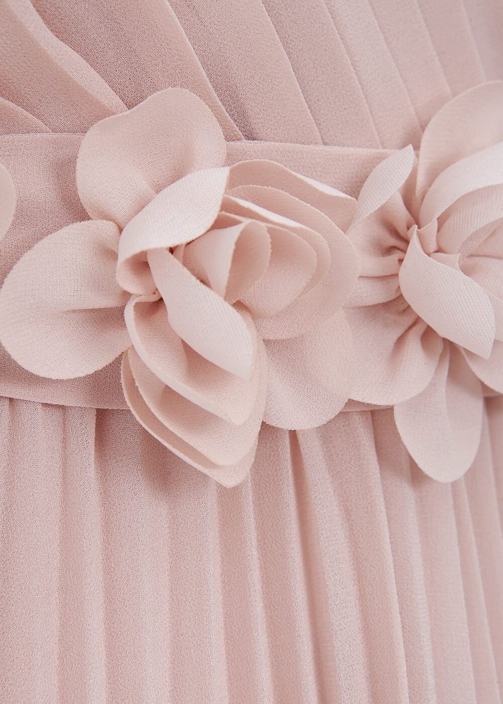 Alecia Pleated Maxi Dress Antique Rose