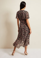Juliette Fil Coupe Print Dress Multi-Coloured