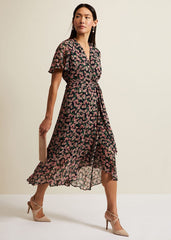 Juliette Fil Coupe Print Dress Multi-Coloured